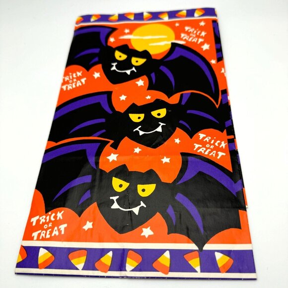 Vintage 1996 Jeanmarie Halloween Treat Bags Jack-O-Lantern Witch Bat Designs 8 - Picture 4 of 5